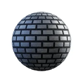 Rectangular concrete pavement with gravel